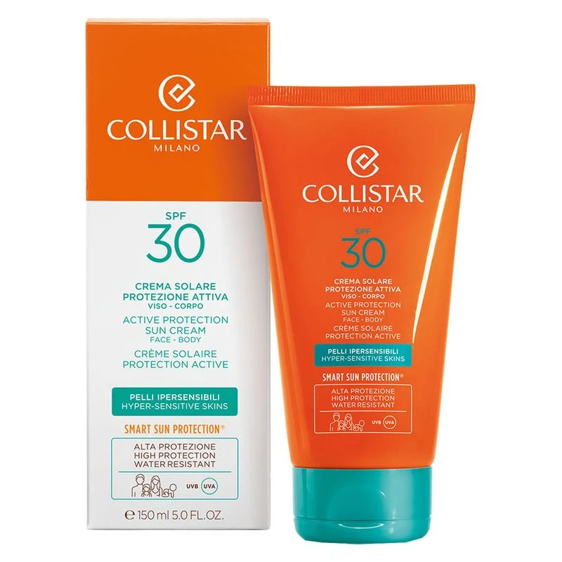 Collistar Crema Solare Protezione Attiva Pelli Per Ipersensibili Viso-Corpo Spf 30 2 Collistar Crema Solare Protezione Attiva Pelli Per Ipersensibili Viso-Corpo Spf 30 - immagine 2