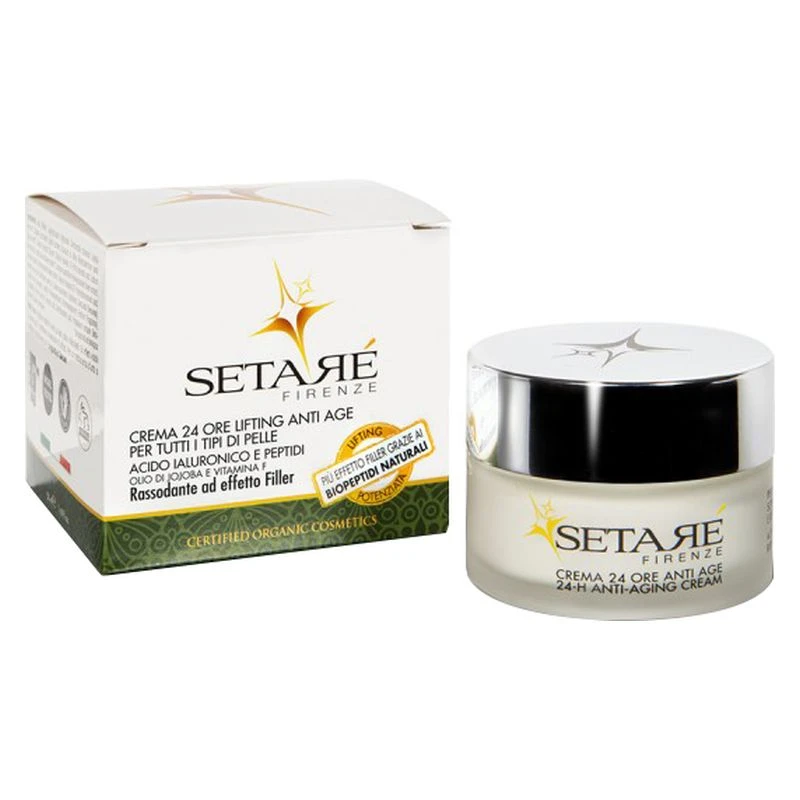 Crema 24 Ore Anti Age Rassodante Acido Ialuronico 2 Crema 24 Ore Anti Age Rassodante Acido Ialuronico - immagine 2