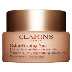 Clarins Extra-Firming Nuit Creme Riche Regenerante Anti-Rides Peaux Seches