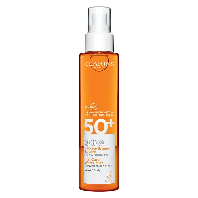 Clarins Eau-en-Brume Solaire Corps SPF 50+ 1 Clarins Eau-en-Brume Solaire Corps SPF 50+