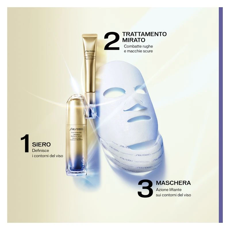 Shiseido VITAL PERFECTION LIFTDEFINE RADIANCE FACE MASK 3 Shiseido VITAL PERFECTION LIFTDEFINE RADIANCE FACE MASK - immagine 3