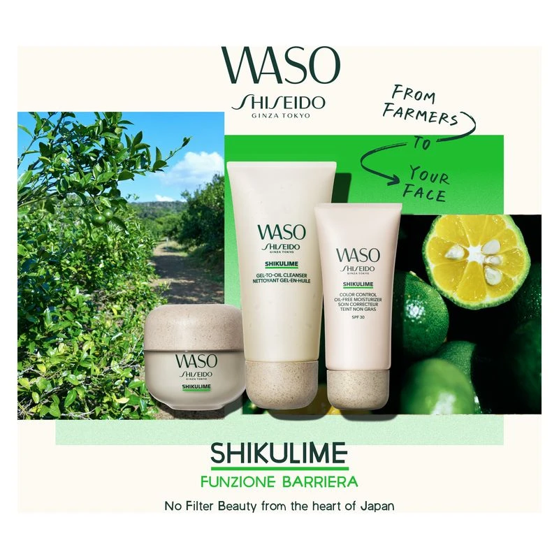 Shiseido WASO SHIKULIME COLOR CONTROL OIL-FREE MOISTURIZER SPF 30 6 Shiseido WASO SHIKULIME COLOR CONTROL OIL-FREE MOISTURIZER SPF 30 - immagine 6