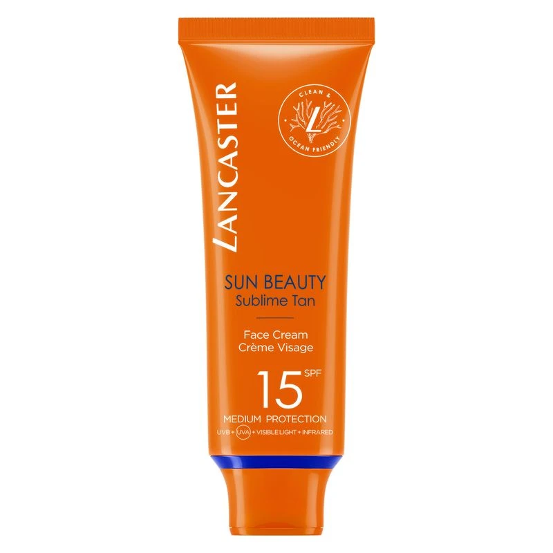 Lancaster SUN BEAUTY SUBLIME TAN FACE CREAM SPF 15 1 Lancaster SUN BEAUTY SUBLIME TAN FACE CREAM SPF 15