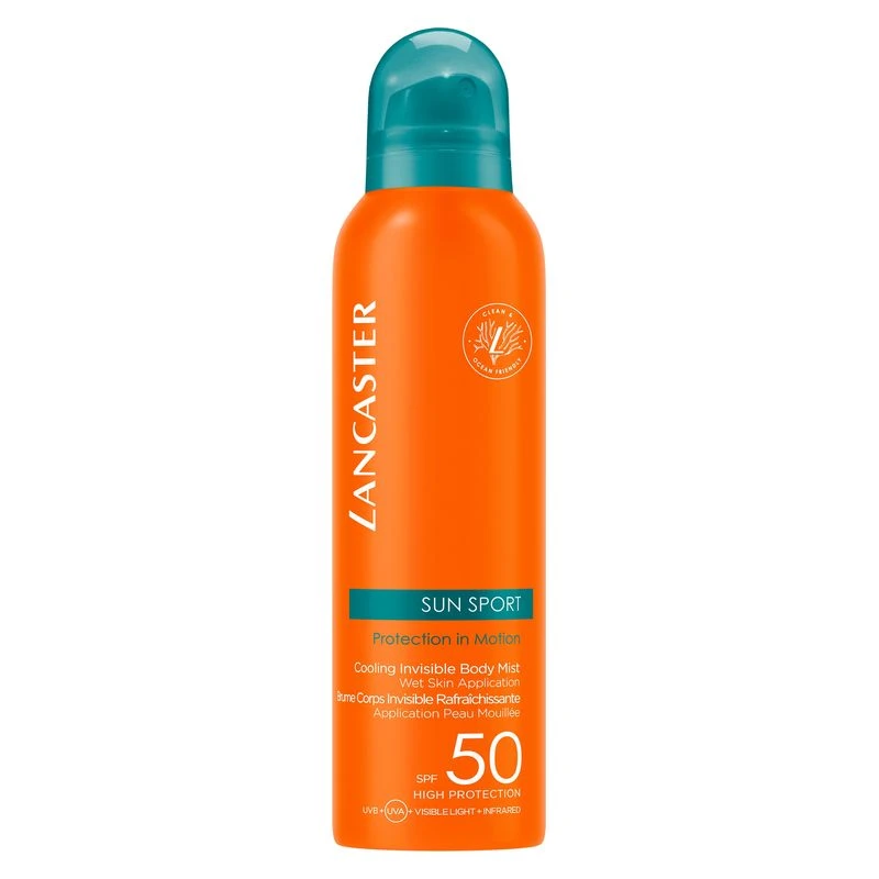 Lancaster SUN SPORT PROTECTION IN MOTION - COOLING INVISIBLE BODY MIST SPF 50 1 Lancaster SUN SPORT PROTECTION IN MOTION - COOLING INVISIBLE BODY MIST SPF 50