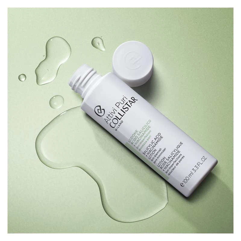 Collistar Attivi Puri Lozione Acido Salicilico + Niacinamide - Anti-Imperfezione Minimizza I Pori 2 Collistar Attivi Puri Lozione Acido Salicilico + Niacinamide - Anti-Imperfezione Minimizza I Pori - immagine 2