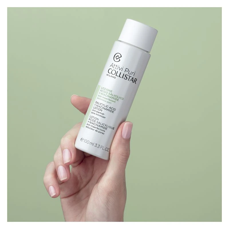 Collistar Attivi Puri Lozione Acido Salicilico + Niacinamide - Anti-Imperfezione Minimizza I Pori 3 Collistar Attivi Puri Lozione Acido Salicilico + Niacinamide - Anti-Imperfezione Minimizza I Pori - immagine 3