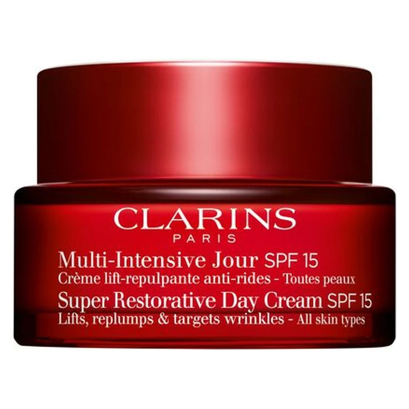 Clarins MULTI-INTENSIVE JOUR SPF 15 - CRÈME LIFT-REPULPANTE ANTI-RIDES TOUTES PEAUX 1 Clarins MULTI-INTENSIVE JOUR SPF 15 - CRÈME LIFT-REPULPANTE ANTI-RIDES TOUTES PEAUX