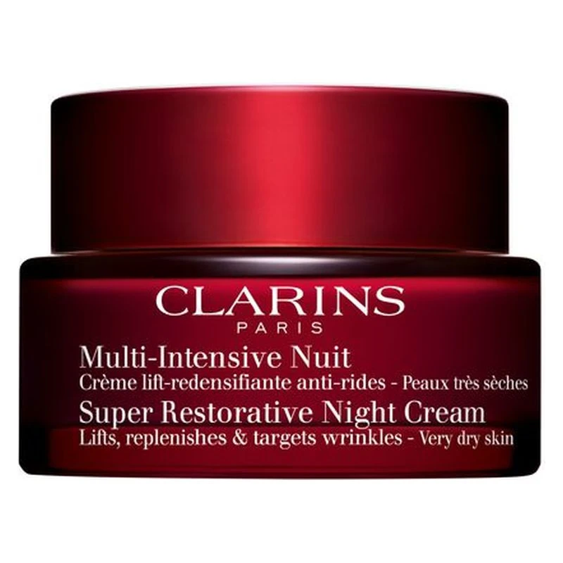 Clarins MULTI-INTENSIVE NUIT - CRÈME LIFT-REDENSIFIANTE ANTI-RIDES - PEAUX TRÈS SÈCHES 1 Clarins MULTI-INTENSIVE NUIT - CRÈME LIFT-REDENSIFIANTE ANTI-RIDES - PEAUX TRÈS SÈCHES