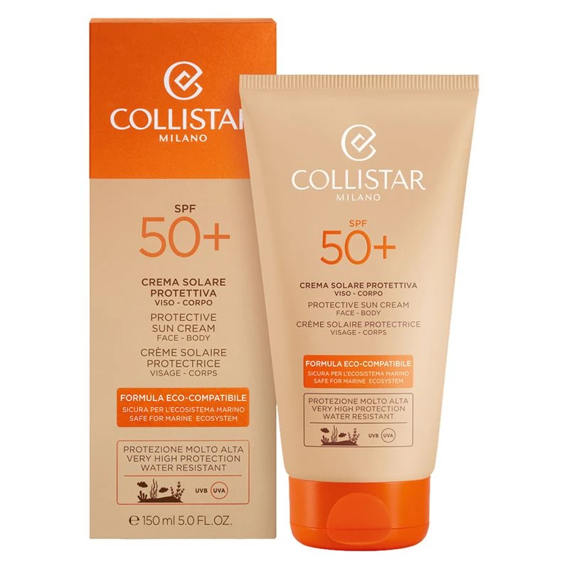 Collistar Crema Solare Protettiva Viso-Corpo Spf 50+ Formula Eco-Compatibile 2 Collistar Crema Solare Protettiva Viso-Corpo Spf 50+ Formula Eco-Compatibile - immagine 2
