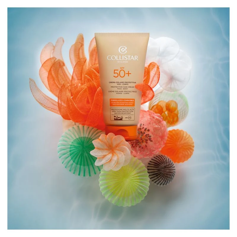 Collistar Crema Solare Protettiva Viso-Corpo Spf 50+ Formula Eco-Compatibile 4 Collistar Crema Solare Protettiva Viso-Corpo Spf 50+ Formula Eco-Compatibile - immagine 4