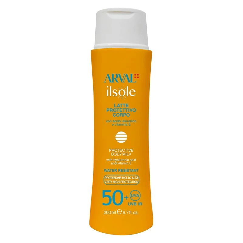 IL SOLE LATTE PROTETTIVO CORPO SPF 50+ CON ACIDO IALURONICO E VITAMINA E 1 IL SOLE LATTE PROTETTIVO CORPO SPF 50+ CON ACIDO IALURONICO E VITAMINA E