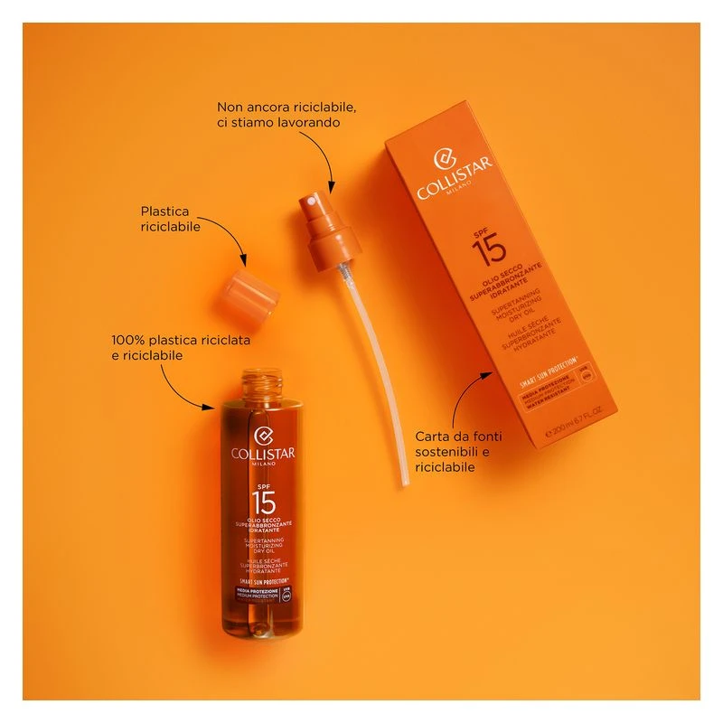Collistar Olio Secco Superabbronzante Idratante Spf 15 3 Collistar Olio Secco Superabbronzante Idratante Spf 15 - immagine 3