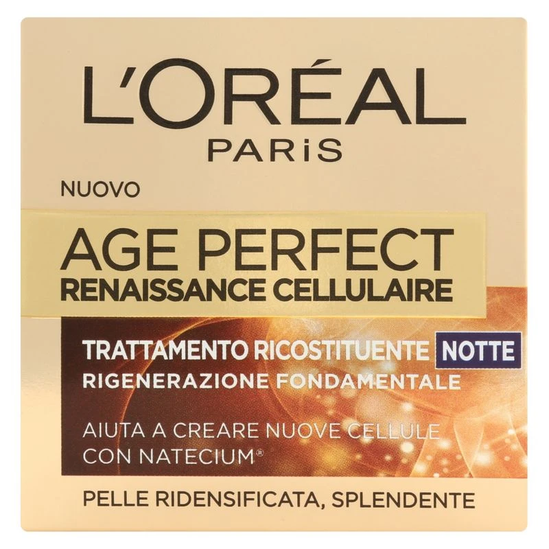 L'Oreal AGE PERFECT RENAISSANCE CELLULAIRE TRATTAMENTO RISCOSTITUENTE NOTTE 1 L'Oreal AGE PERFECT RENAISSANCE CELLULAIRE TRATTAMENTO RISCOSTITUENTE NOTTE